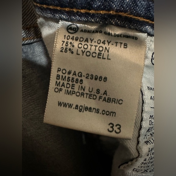 AG the Protege Straight Leg Medium Wash Men’s Jeans, Size 33 - Picture 10 of 11